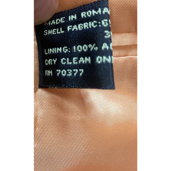 Vtg J Riggins Wool Blend Blazer Mens Size 40R Brown Tweed Sport Coat Suit Jacket - Picture 10 of 16